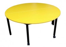 Half Moon 2 X Tables Together